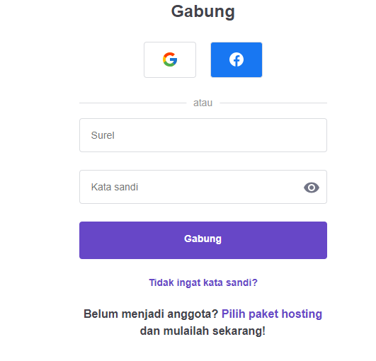 cara login kecpanel hostinger