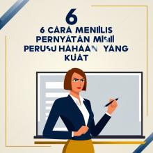 6 Cara Menulis Pernyataan Misi Perusahaan Yang Kuat